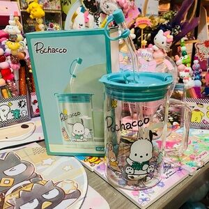 Pochacco glass tumbler